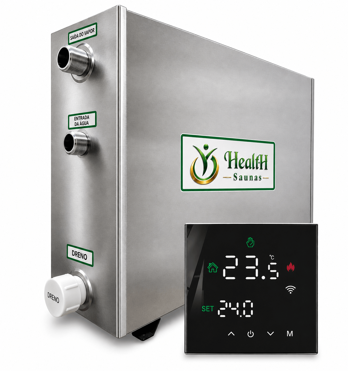 Gerador De Vapor Elétrico 4 Kw Health Saunas Até 5m³ - Imagem 2