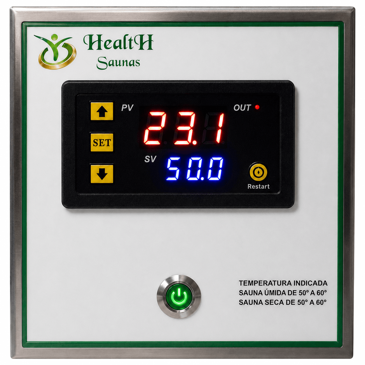 Gerador De Vapor Elétrico 4 Kw Health Saunas Até 5m³ - Imagem 6